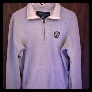 American eagle quarter zip sweatshirt